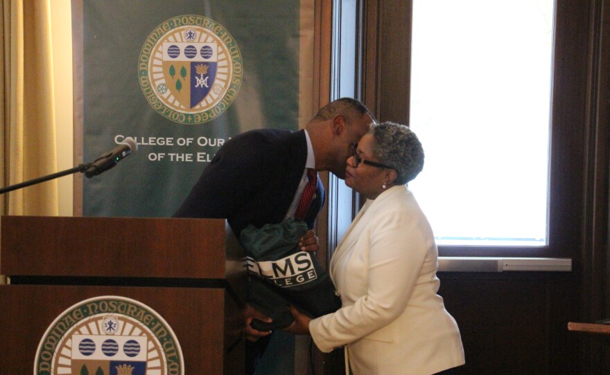 Elms College and the State University of Haiti signed an agreement on a new educational partnership.