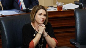 Del. Carrie Coyner, R-Chesterfield, listens on Wednesday, January 31, 2024 at the Virginia State Capitol in Richmond, Virginia. (Photo by Shaban Athuman, VPM News)