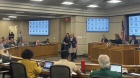 Members of the Junior League of Peoria during the proclamation celebrating their 90 years of service to the community. 