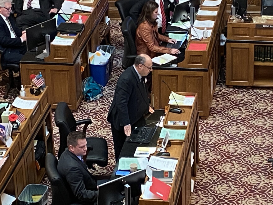 Riverton Sen. Tim Salazar discusses his anti-abortion bill