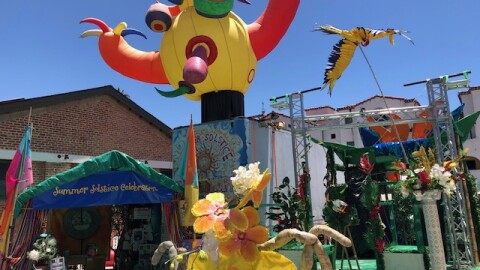  Some of the works being created for the 2023 Santa Barbara Summer Solstice Parade.