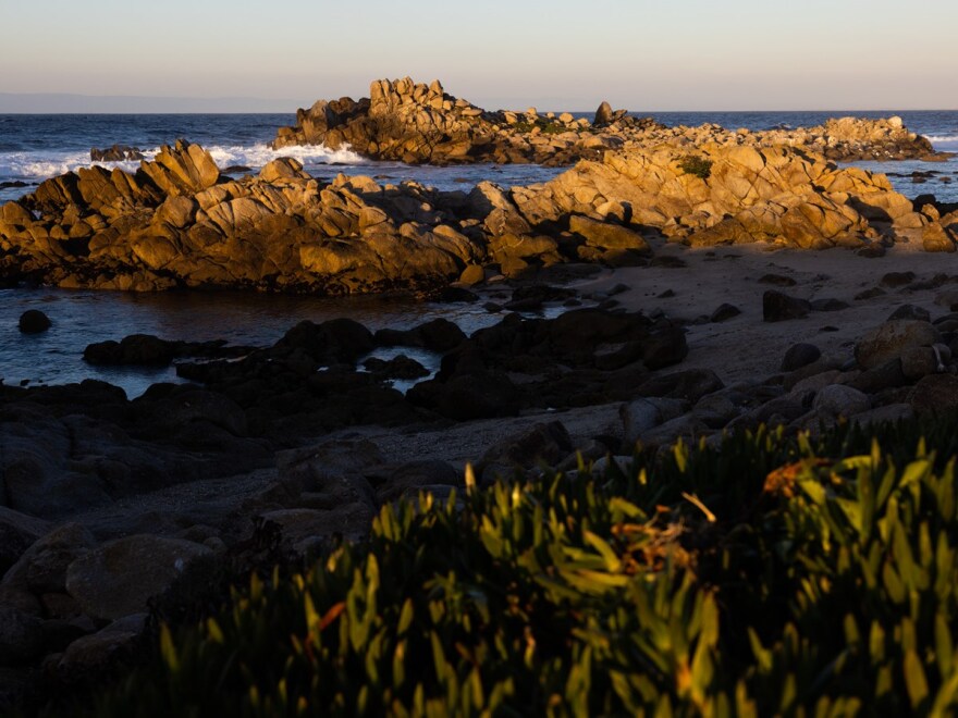 Sunset in Pacific Grove Calif., Jan 25, 2022.
