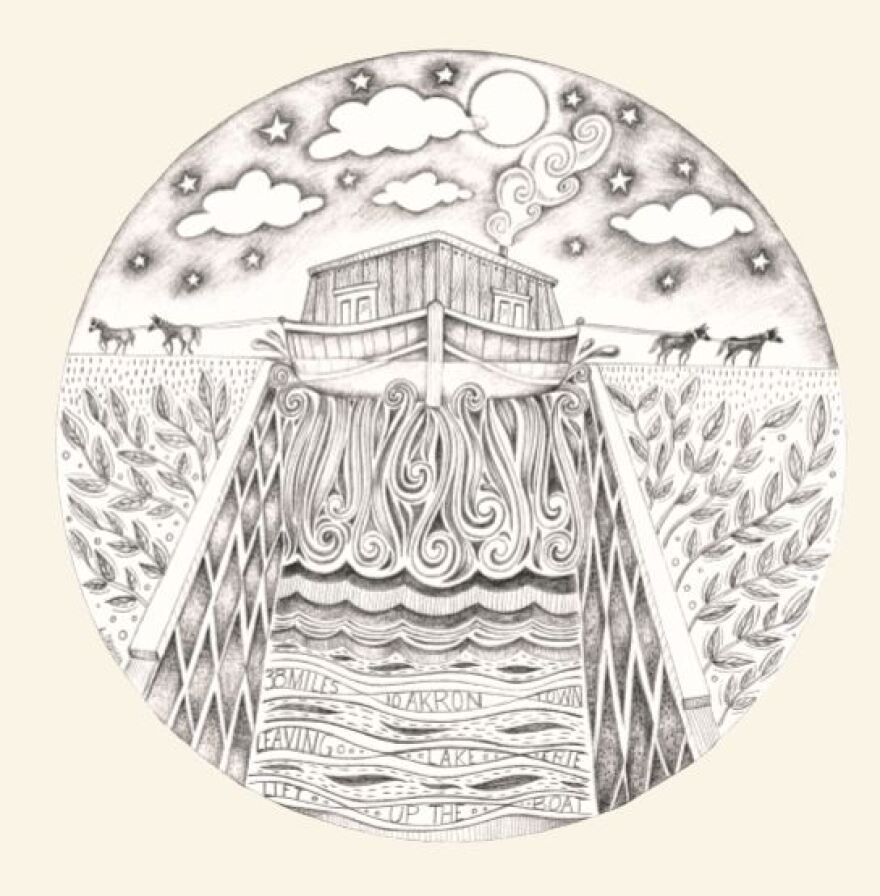 Leandra Drumm's illustration of Caner's song "Lift Up The Boat"