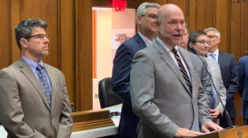 Republican legislative leaders present what is likely the final version of a new state budget.