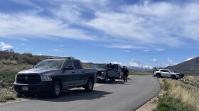 Law enforcement responds to the Ross Creek day use area at Jordanelle State Park, April 13, 2026.