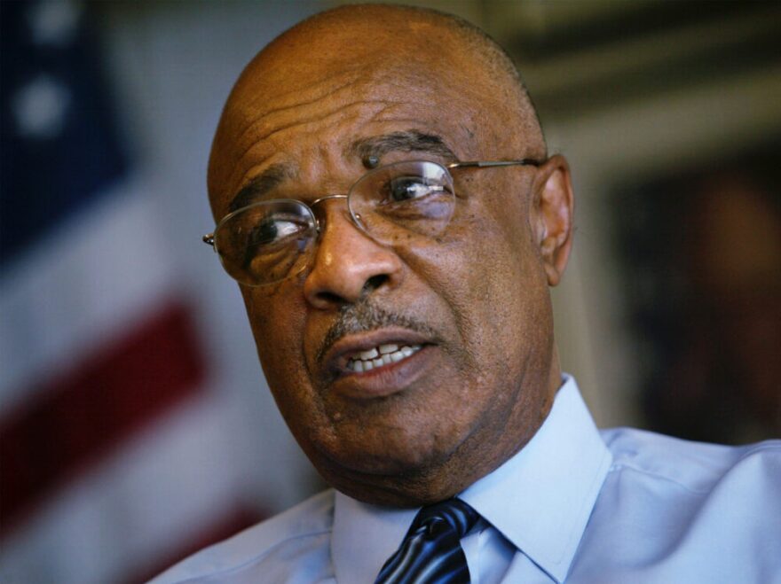 Education Secretary Rod Paige, is interviewed by the Associated Press in his office in Washington in this April 6, 2004 file photo. Paige, Secretary of State Colin Powell, Agriculture Secretary Ann Veneman and Energy Secretary Spencer Abraham have all submitted their resignations from the Cabinet, a senior administration official said Monday, Nov. 15, 2004.  (AP Photo/Lawrence Jackson, Files)