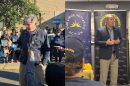 Democratic former Sen. Sherrod Brown (left) and GOP incumbent Sen. Jon Husted (right) in October 2026.