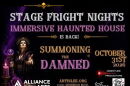 Alliance for the Arts Graphic for Stage Fright Nights