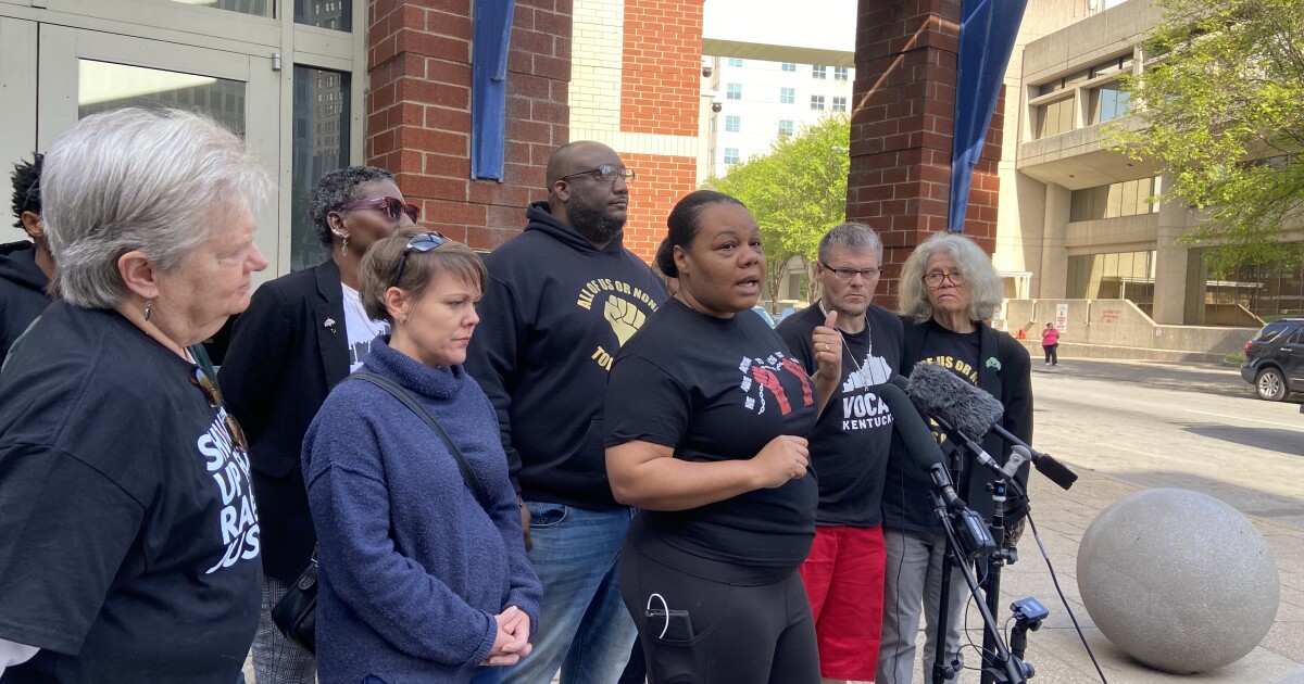 Organizers push for holistic improvements to Louisville jail conditions