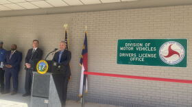North Carolina Governor Josh Stein speaks at the newest DMV location in East Charlotte