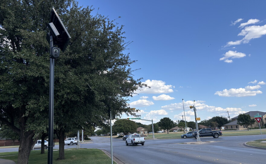 Over the summer ACU Police installed cameras at intersections where traffic heads into campus. Photo by Josiah Wonnell.