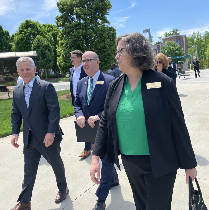 Gov. Josh Stein campus tour at GTCC