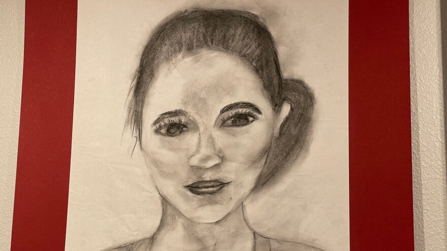 Self-portraits Marina drawing