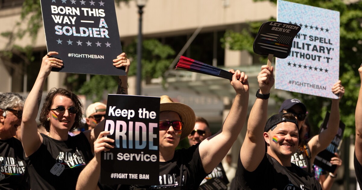 Army sergeant fights ‘tooth and nail' to return after Trump's trans military ban