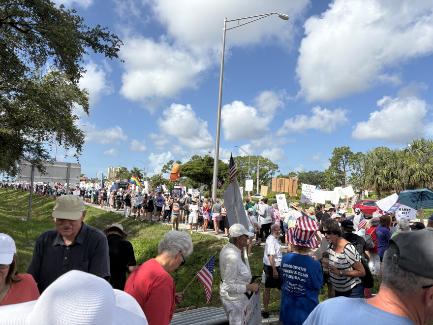 Scenes from No Kings Day Fort Myers