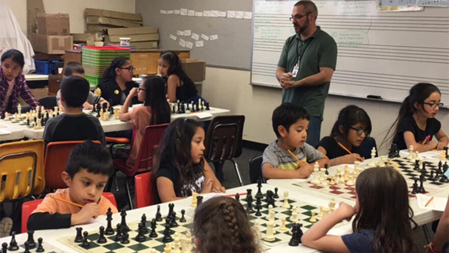 teaching chess hero