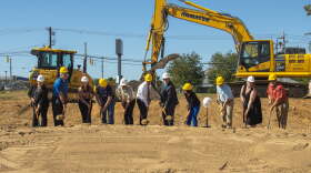 Officials turn dirt at the site of EVPL Red Bank, Oct. 7, 2016