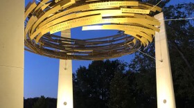 The Wreath of Honor Fallen Five Memorial at Tennessee Riverpark.