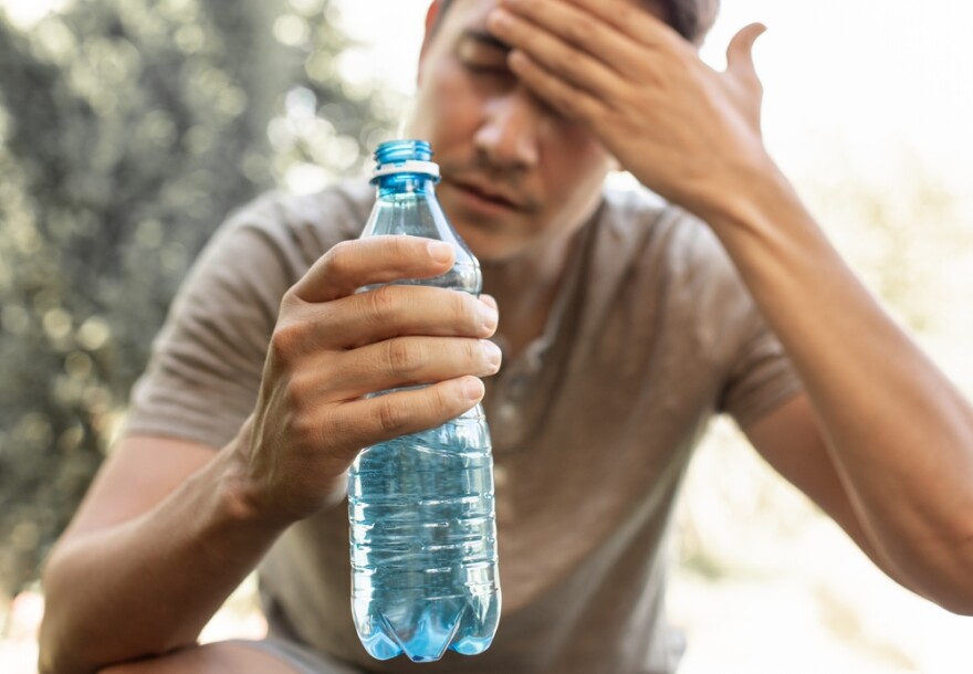 Fernandez recommends one to two cups of water for every hour you spend outside in extreme heat.