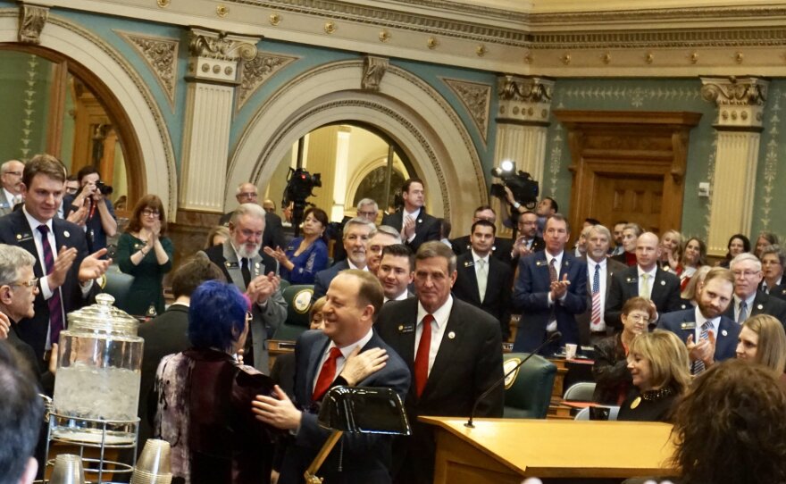 Gov. Polis on the House floor