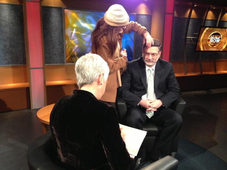 Cuomo's budget director Megna gets ready for interview