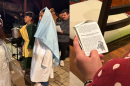 Las Posadas reenact the journey to Bethlehem, left, while Las Novenas bring Colombian families together for prayer and reflection, right.
