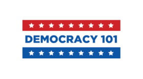 GVSU Democracy 101 logo