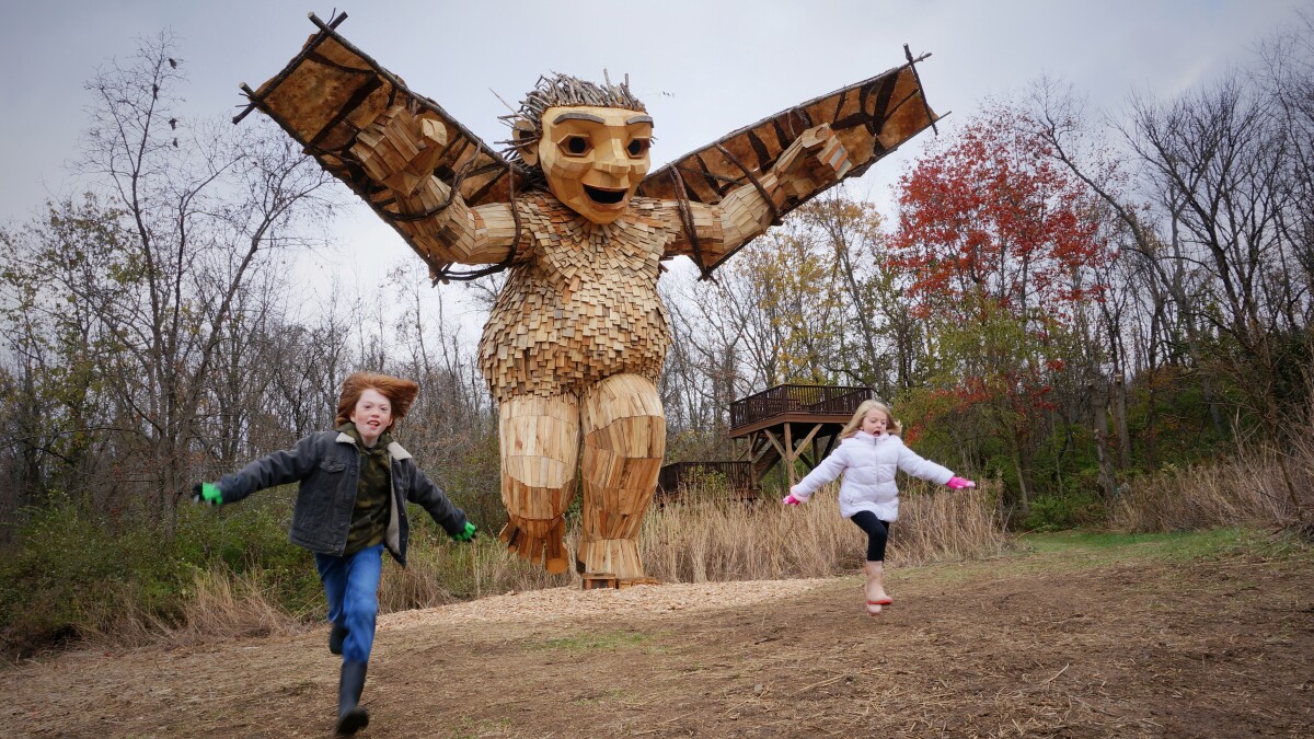 Gigantic Trolls at Aullwood Audubon Center