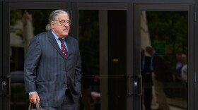 BRIDGEPORT, CONNECTICUT - SEPTEMBER 30: Norm Pattis, attorney for Kosta Diamantis, exits the Bridgeport federal courthouse after his client was sentenced to seven years in prison followed by three years of supervised release for 21 counts of extortion, bribery and lying to federal investigators. Diamantis was sentenced in absentia, as he remains in Greece where he is also a citizen.