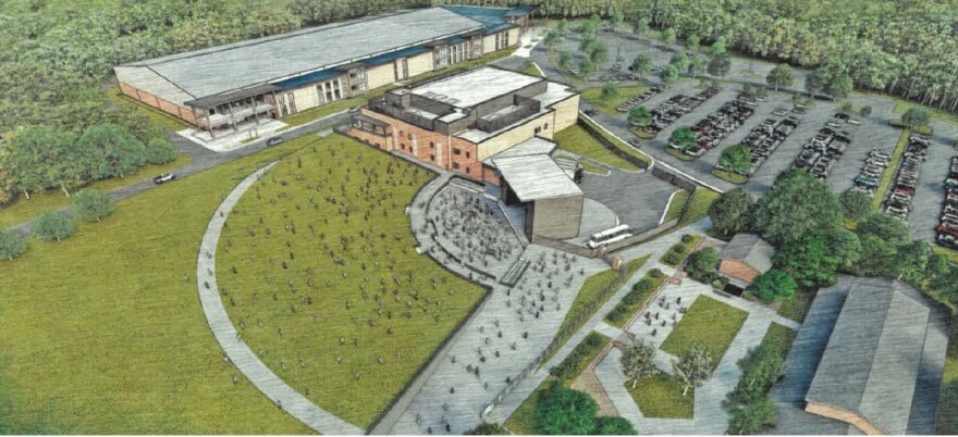 Conceptual drawing of the proposed events venue