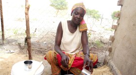 One of the hundreds of thousands of Sudanese refugees who have fled from their war-torn homeland to neighborhing Chad.