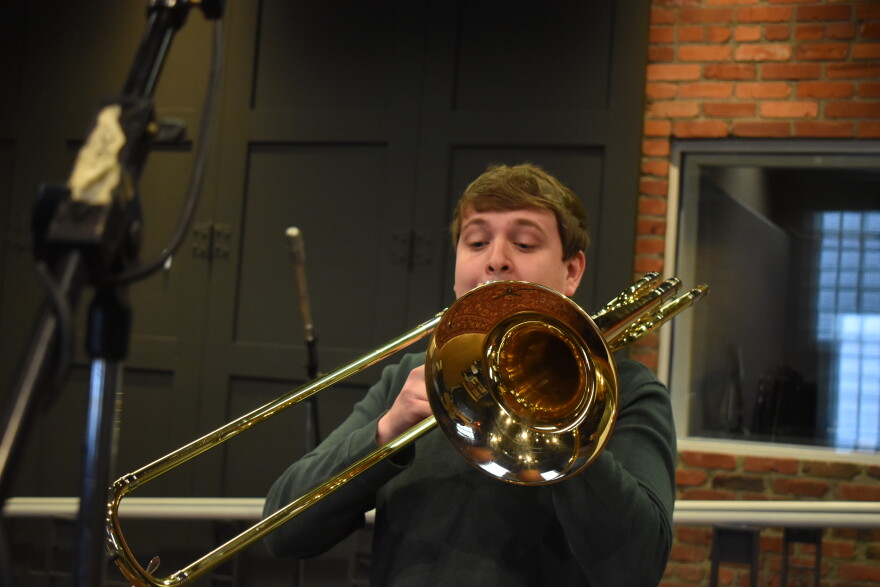 Jason Donnelly on Bass Trombone