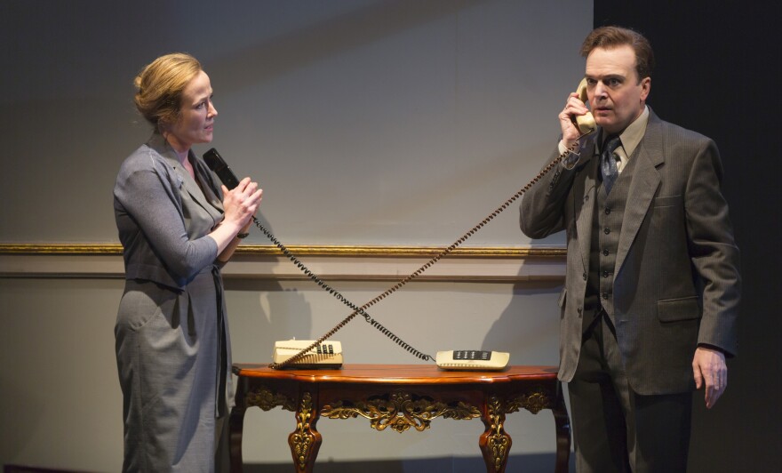 Jennifer Ehle and Jefferson Mays star as Mona Juul and Terje Rød-Larsen. The secret 1993 peace talks in Norway were their idea.