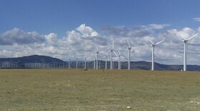 Wind Farm located just north of Colorado in Arlington, WY.