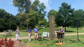 Volunteers with the Peoria Park District Golf Advisory Committee hope to raise $2,000 to turn a tree stump at Newman Golf Course into an artistic wooden carving.