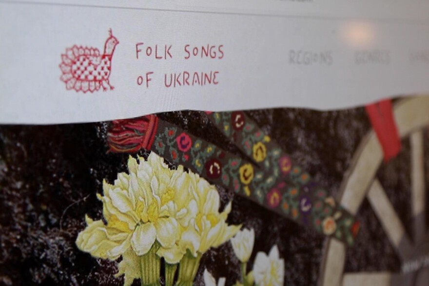 Those whose life's work is documenting and preserving Ukrainian folk culture are finding their collections under attack since the Russian invasion of Ukraine. Seen here: Ukrainian ethnomusicologist Marischka Marczyk's website.