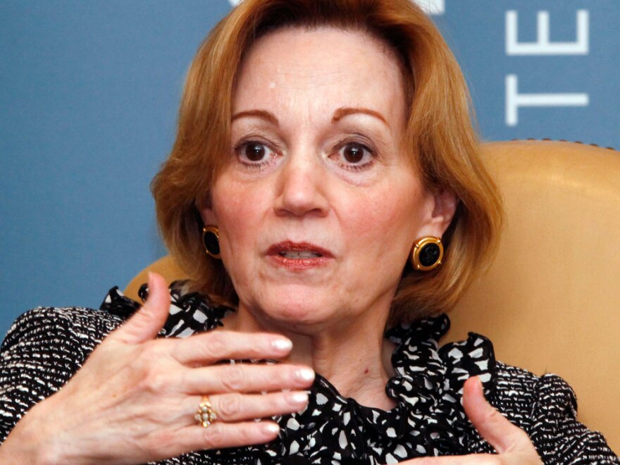 Anne Patterson, the U.S. ambassador to  Pakistan, at an appearance in  Los Angeles in March. According to Patterson's classified cables, released by WikiLeaks, U.S. diplomats in Pakistan hold little if any hope for full cooperation from Pakistan's military in pursuing militants.