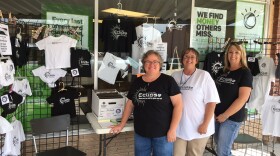  At Torrington's H & R Block with Sally Cole, Linda Keener, Dawn Pickinpaugh -- in order from left to right