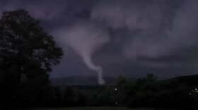 A tornado was captured on Friday night on Rush Branch Road, Somerset.