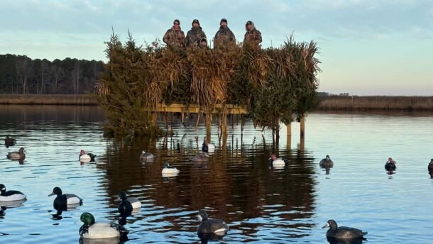 The North Carolina Outdoors Coalition opposes Cedar Point's proposal to nearly triple the waterfowl-hunting setback from 450 feet to 1,200 feet. While acknowledging complaints regarding proximity, hunting advocates argue that a blanket 1,200-foot restriction along the riverbank would eliminate highly utilized, historic hunting blinds passed down through generations.
