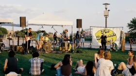The Lemonade Stand features interactive art and live music.