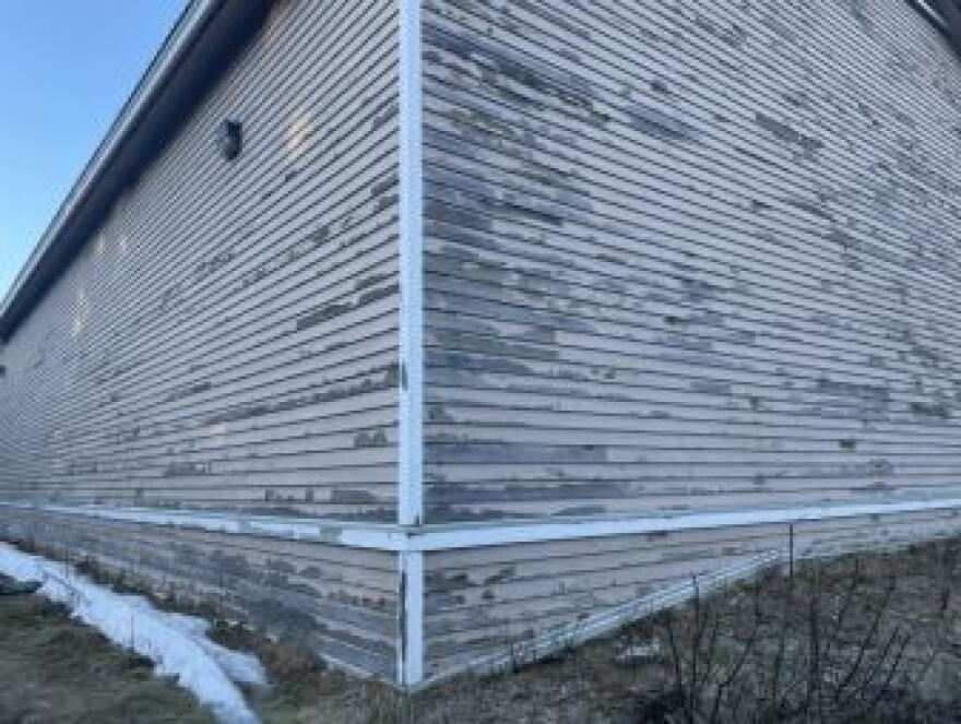 Demming included some photos of the school’s exterior in her presentation. (KIBSD)