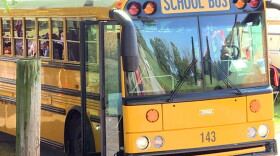 A law that went into effect earlier this year makes says drivers caught illegally passing stopped school buses can face penalties including fines of up to $5,000 or have their license suspended for up to a year.