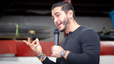 Abdul El-Sayed campaigns in Michigan's Upper Peninsula