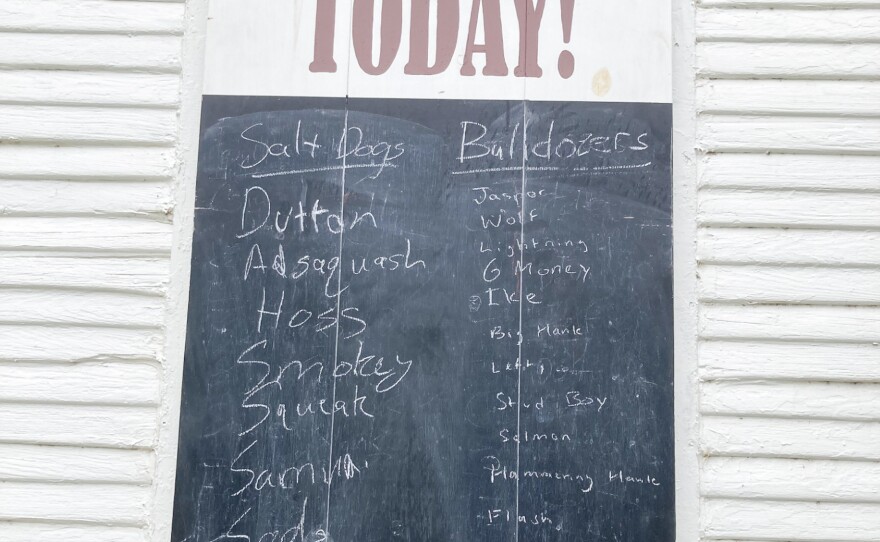 Players go by nicknames on the field at the vintage base ball game.