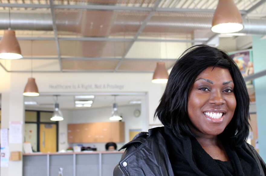 Whitnie Momah, 29, says she would be uninsured without the expansion of health coverage offered under the Affordable Care Act. As a nursing student, she signed up for a low-cost plan on HealthCare.gov, saying, "It's been a huge blessing for me."