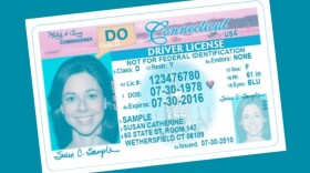 A sample Drive Only license from Connecticut.