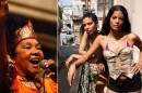 Legendary Colombian artist Totó la Momposina (left) and French-Cuban sister duo Ibeyi.