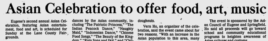 The Oregon Asian Celebration celebrates it's 40th festival on July 19