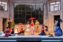 Actors present a live image of the painting recreated in "Sunday in the Park with George" for Great Lakes Theater's partner, Idaho Shakespeare Festival.